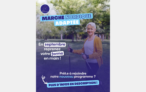 Inscriptions Marche Nordique Adaptรฉe