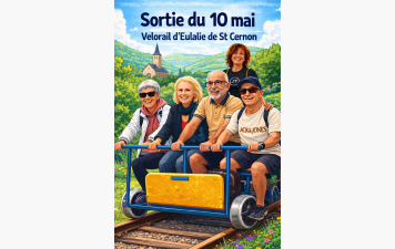 Journée vélorail à Eulalie de St Cernon